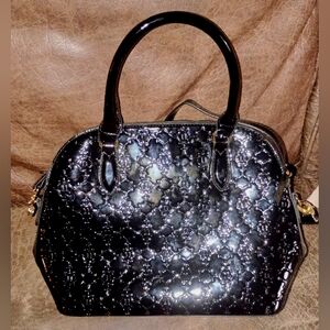 Nanette Lepore mauve patent satchel bag New & unused !